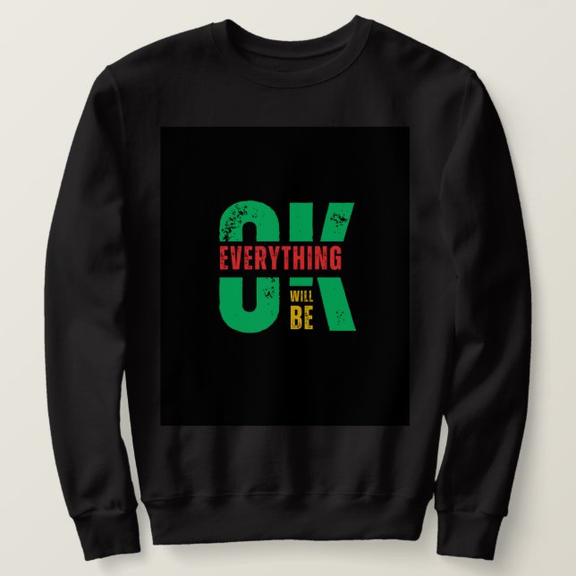 Black full sleeves sweatshirt (Design Front)