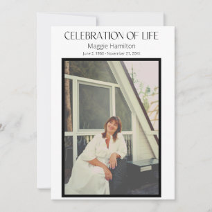 Black Funeral Celebration of Life Program Budget Invitation