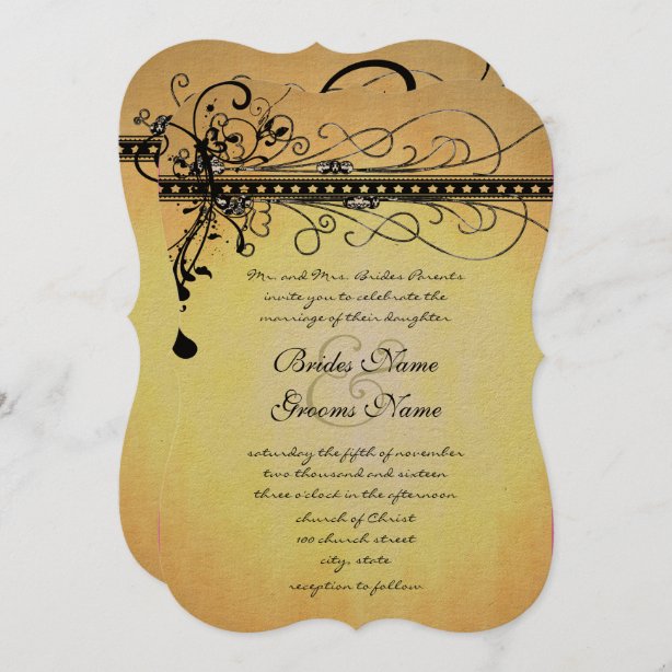 Funky Wedding Invitations | Zazzle.co.uk