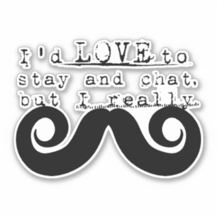 Black Funny Humor I Mustache