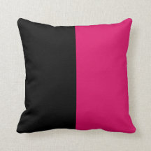 Black-Fuschia Pillow