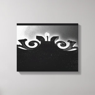 Black Gate View Canvas Print