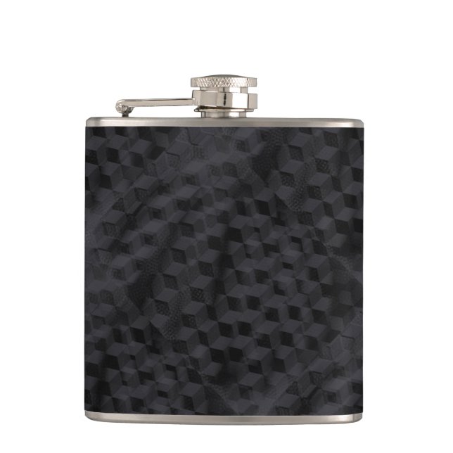 Black geometric flask (Front)