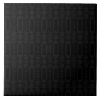 Black Geometric Pattern – Modern Minimalist Design Tile
