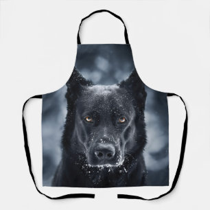 Black German Shepherd Apron