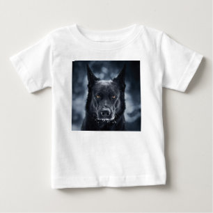 Black German Shepherd Baby T-Shirt