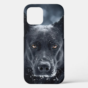 Black German Shepherd iPhone 12 Case
