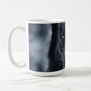 Black German Shepherd Coffee Mug
