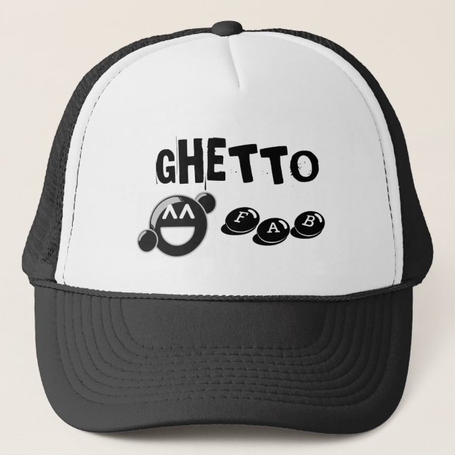 Black GF Trucker Hat (Front)