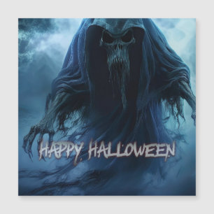 Black ghost in a hellish landscape - Halloween