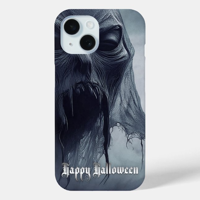Black ghost in a hellish landscape - Halloween Case-Mate iPhone Case (Back)