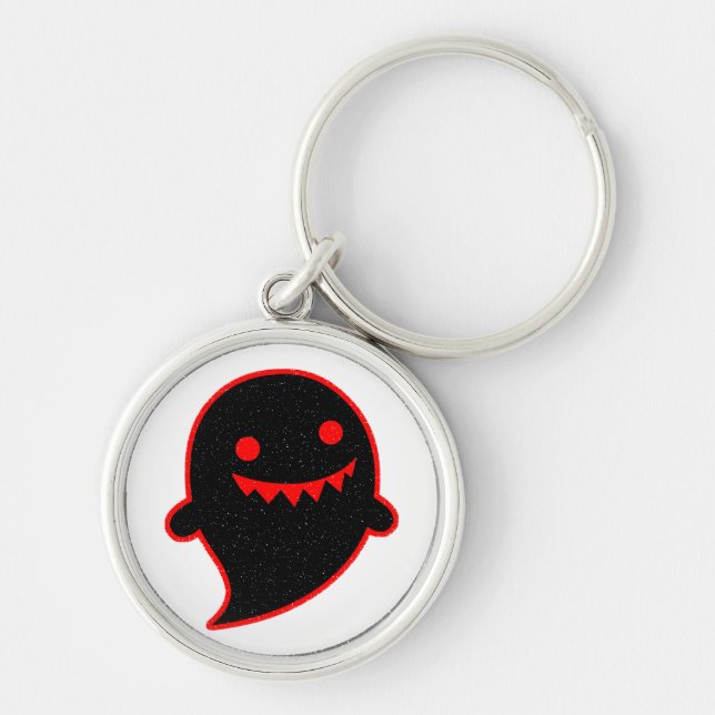 Black Ghost Key Ring (Front)