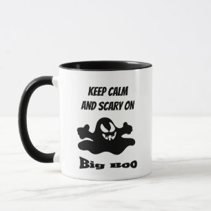 Black ghost mug