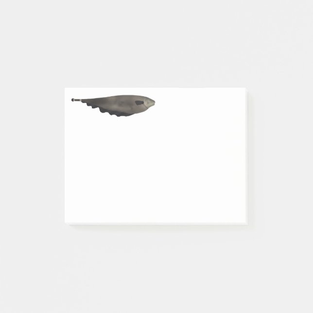 Black Ghost Post-it Notes (Front)