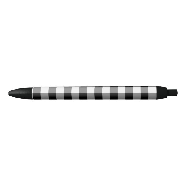 Black Gingham Ink Pen (Front)