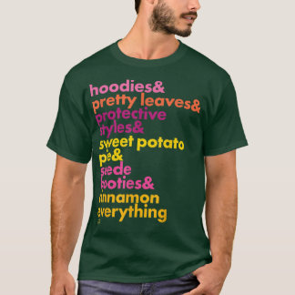 Black Girl AutumnBlack Girl Fall  T-Shirt