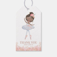 Black Girl Ballerina in White Dress Birthday