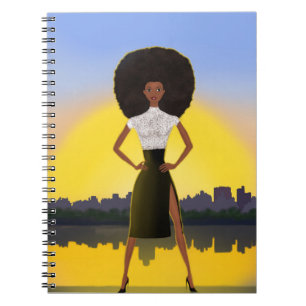 Black girl boss notebook