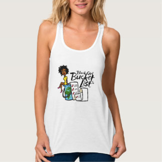 Black Girl Bucket List Racerback Tank Top
