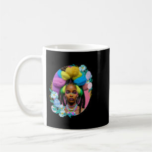 Black Girl Easter Magic Brown Skin Girls Spring Ea Coffee Mug