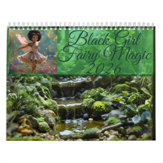 Black Girl Fairy Magic 2026 Calendar