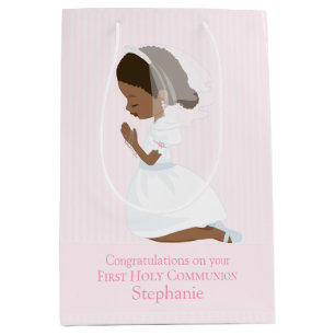 Black Girl First Communion Gift Bag