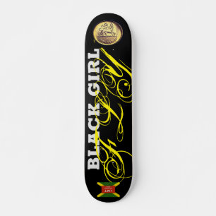 BLACK GIRL FLY Skateboard, 7¾" Deck Skateboard