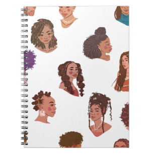 Black Girl Hairstyles Notebook