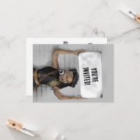 Black girl holding a sign