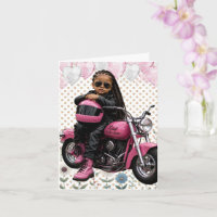 Black Girl Long Braids Bad to the Bone Birthday 