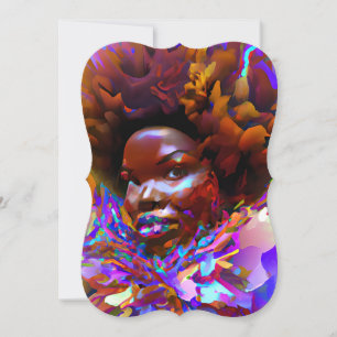 Black Girl Magic Birthday Sista Melanin Woman Invitation