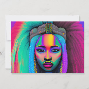 Black Girl Magic Birthday Sista Melanin Woman Invitation