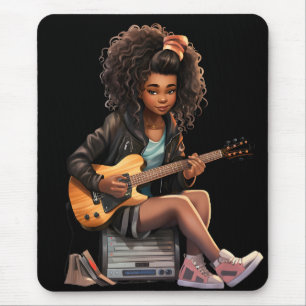 Black Girl Magic Birthday Sista Melanin Woman Mouse Mat