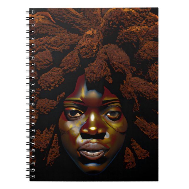 Black Girl Magic Birthday Sista Melanin Woman Notebook (Front)