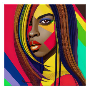 Black Girl Magic Birthday Sista Melanin Woman Poster