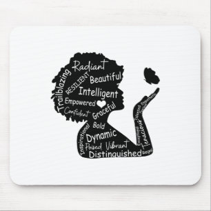 Black Girl Magic-black History Month Apparel Mouse Mat