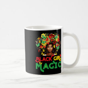 Black Girl Magic Black History Month Butterfly Pri Coffee Mug