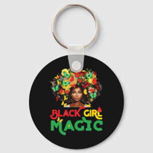 Black Girl Magic Black History Month Butterfly Pri Key Ring