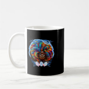 Black Girl Magic Curly Twist Spring Melanin Sista Coffee Mug