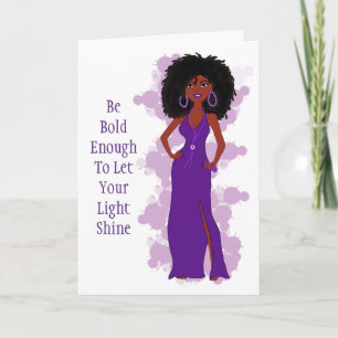 Black Girl Magic Greeting Card