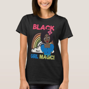 Black Girl Magic Melanin Pride African Afro Queen T-Shirt