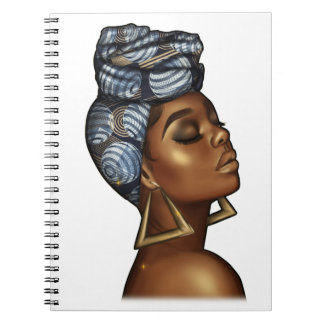 Black Girl Magic Melanin Queen African American Notebook