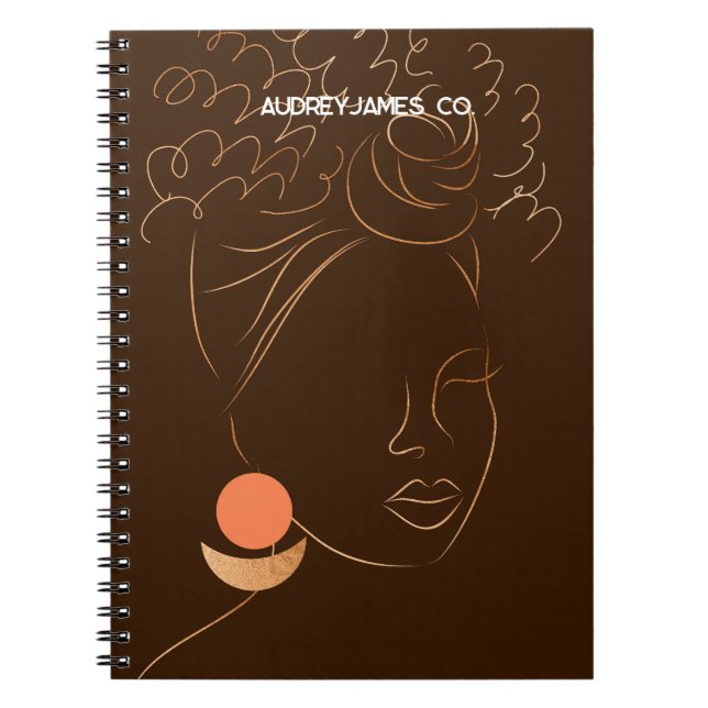Black Girl Magic Planner Notebook (Front)