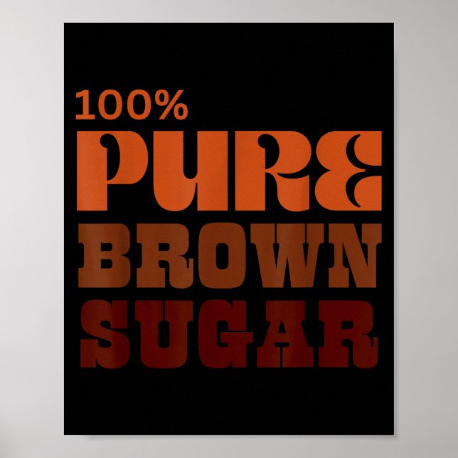 Black Girl Magic Queen Melanin History Juneteenth  Poster (Front)