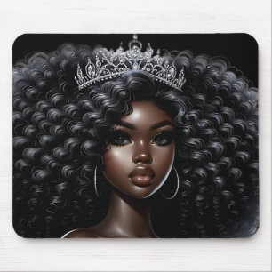 Black girl magic queen melanin woman sista queens mouse mat