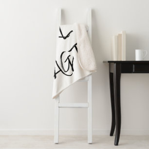 Black Girl Magic Sherpa Blanket