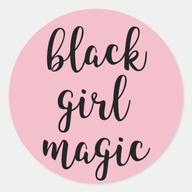 Black Girl Magic Sticker (Front)