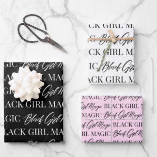 Black Girl Magic Wrapping Paper