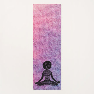 Black Girl Magic Yoga mat