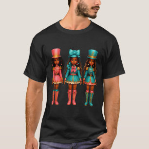 Black Girl Nutcracker Christmas Nk Nutcracker Xmas T-Shirt